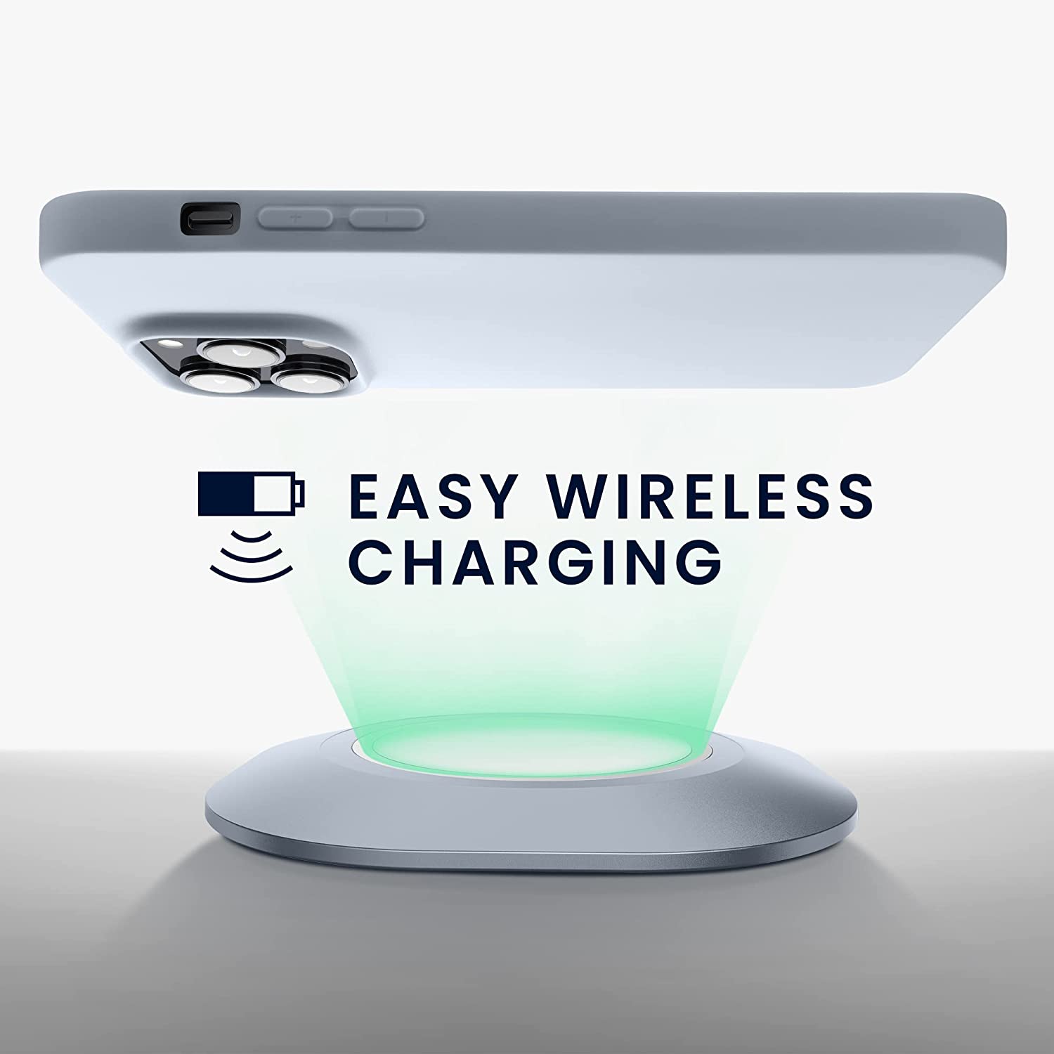 KW iPhone 14 Pro Max Λεπτή Θήκη Σιλικόνης TPU - Light Blue Matte - 59078.58