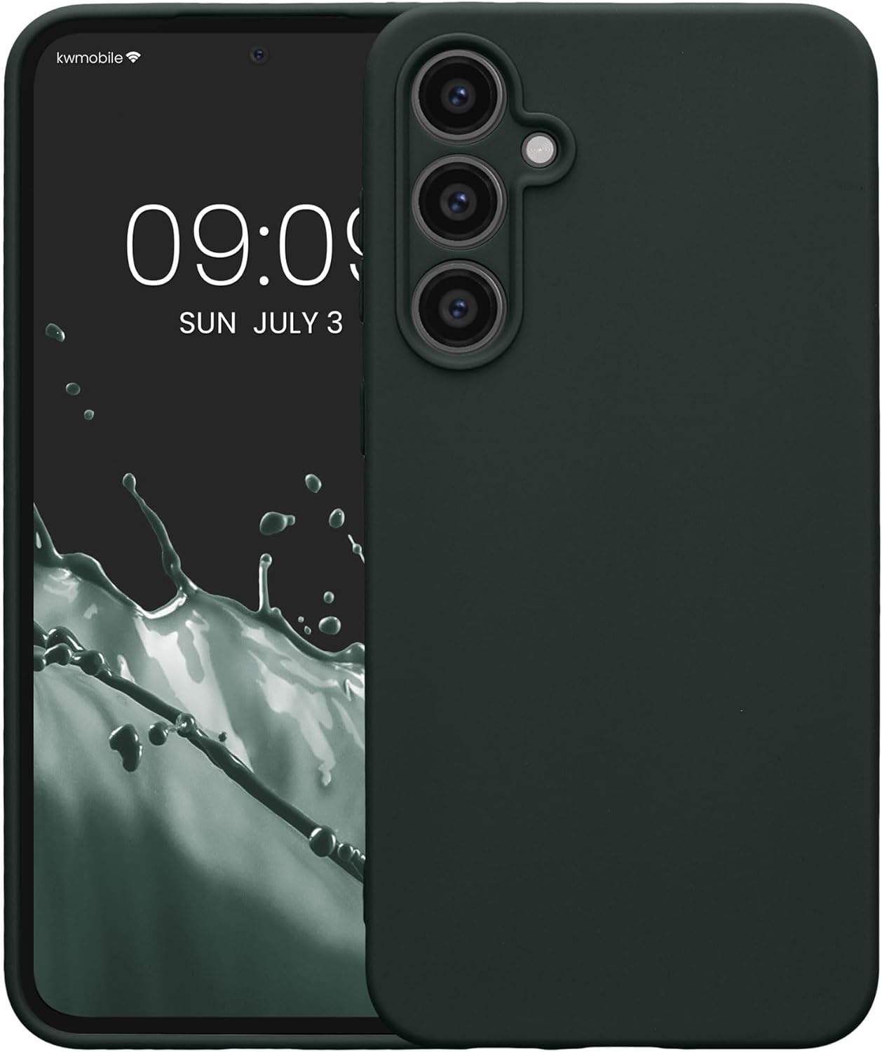 KW Samsung Galaxy S23 FE Θήκη Σιλικόνης TPU - Moss Green - KWM000021LO007C