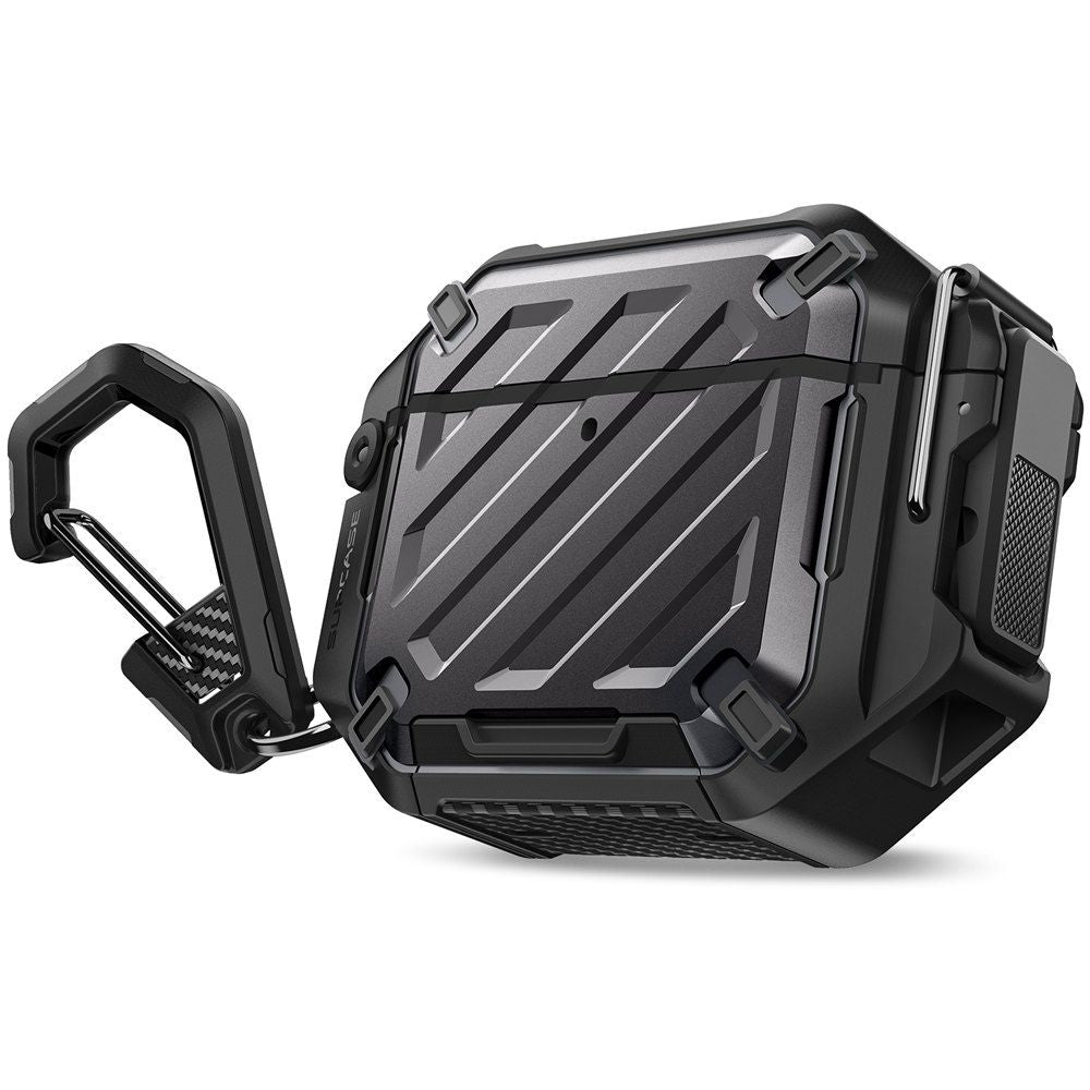 Supcase AirPods 4 Θήκη από Σκληρό Πλαστικό και Σιλικόνη - Unicorn Beetle - Black