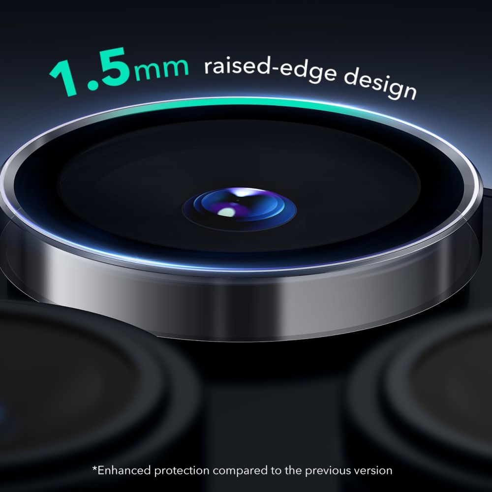 ESR iPhone 16 Pro / iPhone 16 Pro Max Armorite Camera Lens 9H Αντιχαρακτικό Γυαλί για την Κάμερα - Διάφανο