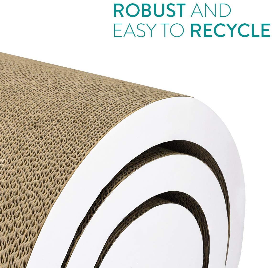 Navaris Cat Tunnel Scratcher Set - Σετ με 3 Κομμάτια Ονυχοδρόμιο Τούνελ για Γάτες - 50820.01