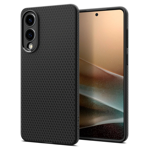 Spigen Samsung Galaxy S25 Edge - Liquid Air Θήκη Σιλικόνης - Matte Black