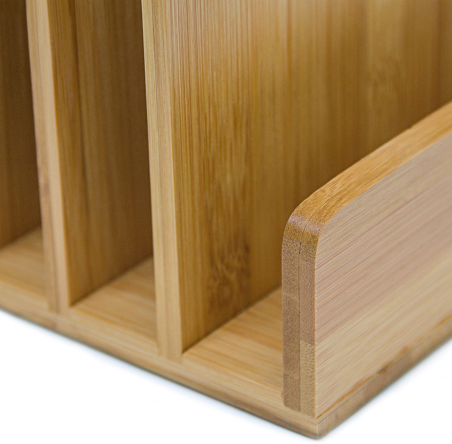 Relaxdays Θήκη Αποθήκευσης και Οργάνωσης Εγγράφων από Bamboo - Natural - 4052025191313