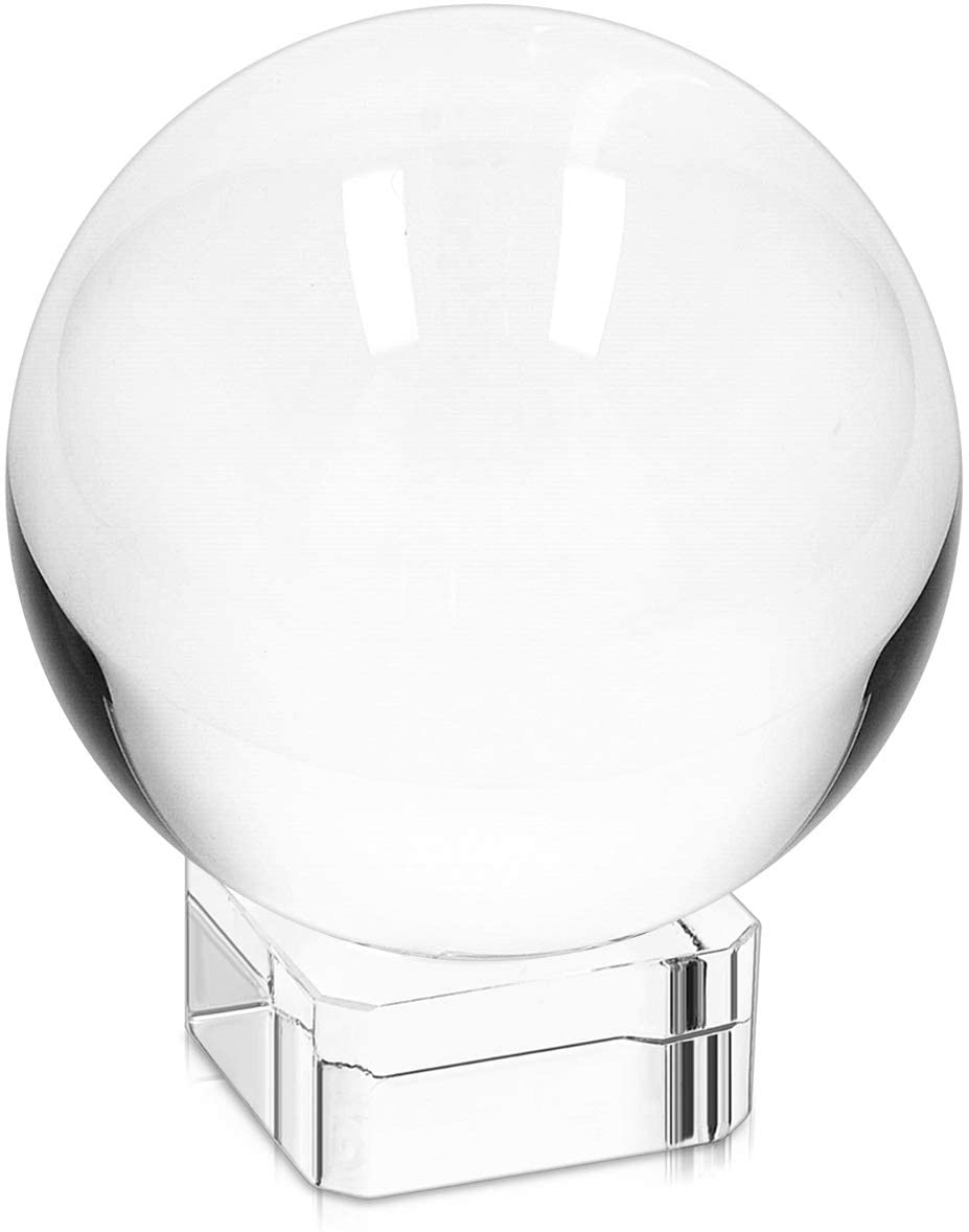 Navaris Glass Photo Ball Κρυστάλλινη Σφαίρα - 60mm - Clear - 42862