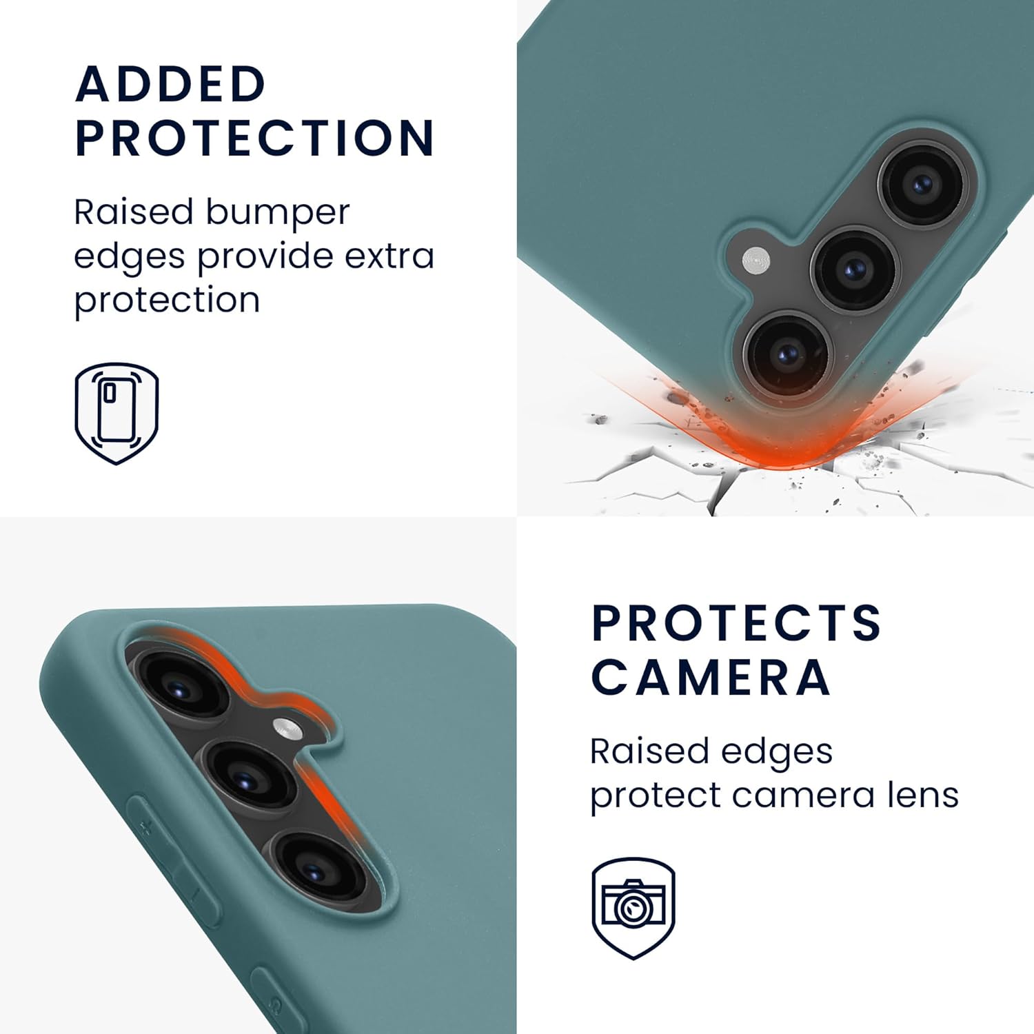 KW Samsung Galaxy S24 FE Λεπτή Θήκη Σιλικόνης TPU - Arctic Night