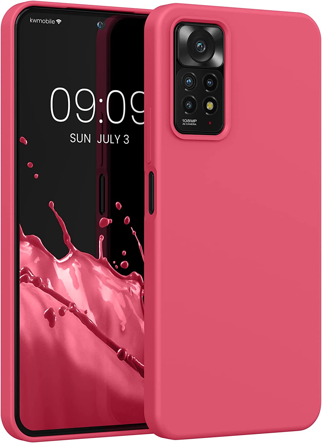 KW Xiaomi Redmi Note 11 Pro / Note 11 Pro 5G Θήκη Σιλικόνης Rubberized TPU - Awesome Pink - 57373.238