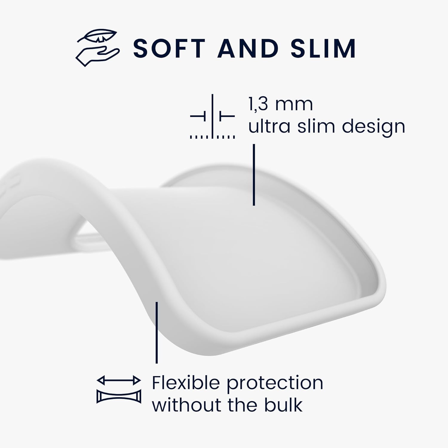 KW Samsung Galaxy A35 5G Λεπτή Θήκη Σιλικόνης TPU - Matte White