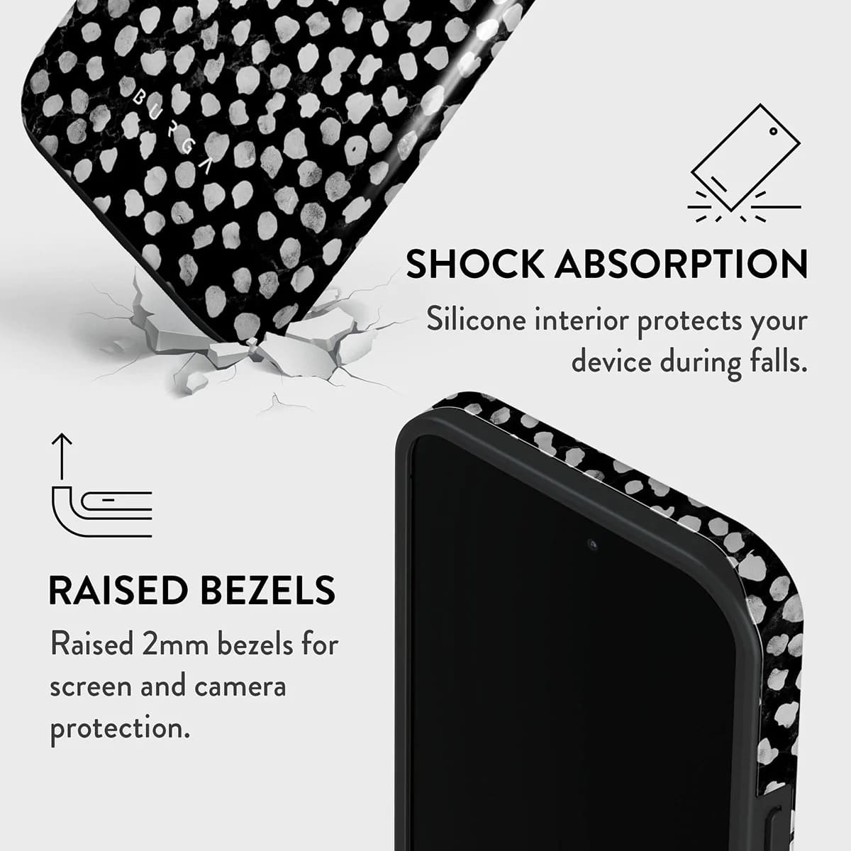 Burga iPhone 14 Pro Max Fashion Tough Σκληρή Θήκη - Night Sky