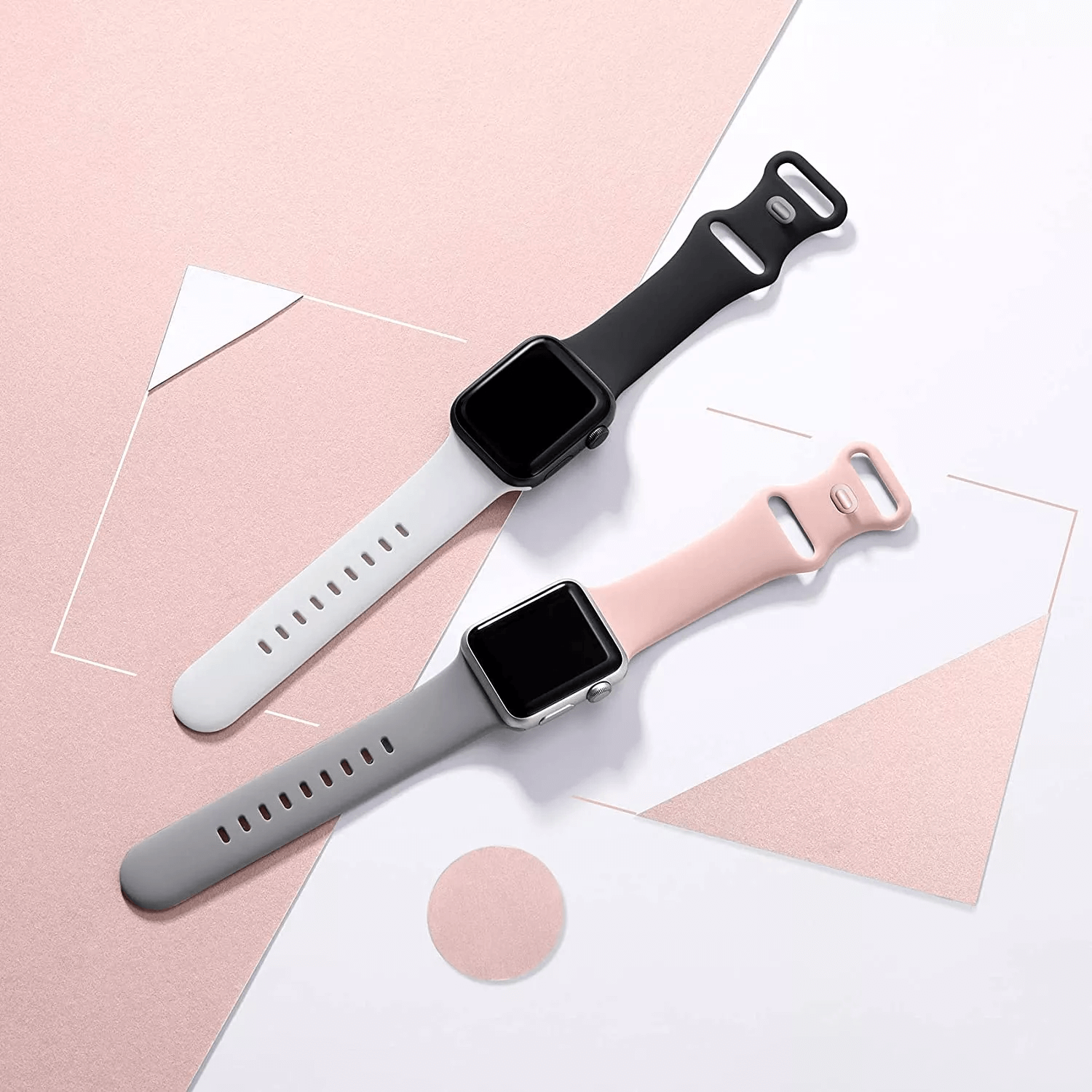 Techsuit W031 Λουράκι Apple Watch 4/5/6/7/8/9/10/11 - SE (1/2/3) - ULTRA (1/2/3) - 44/45/46/49mm Watchband Λαστιχένιο - Grey