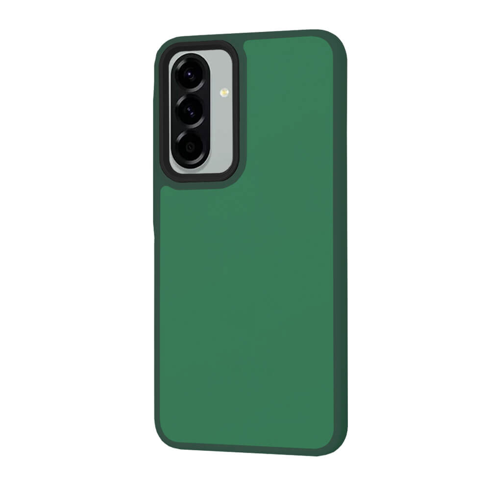 Techsuit Samsung Galaxy A56 5G - HaloFrost Series - Σκληρή Θήκη με Πλαίσιο Σιλικόνης - Midnight Green