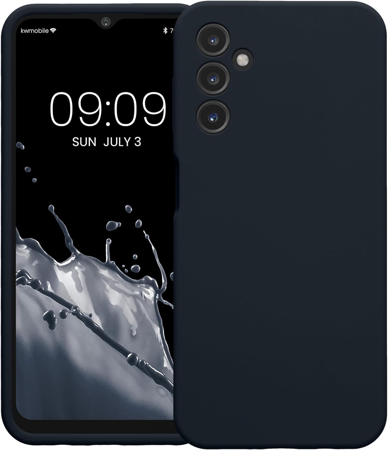 KW Samsung Galaxy A14 5G Θήκη Σιλικόνης Rubberized TPU - Blueberry Blue