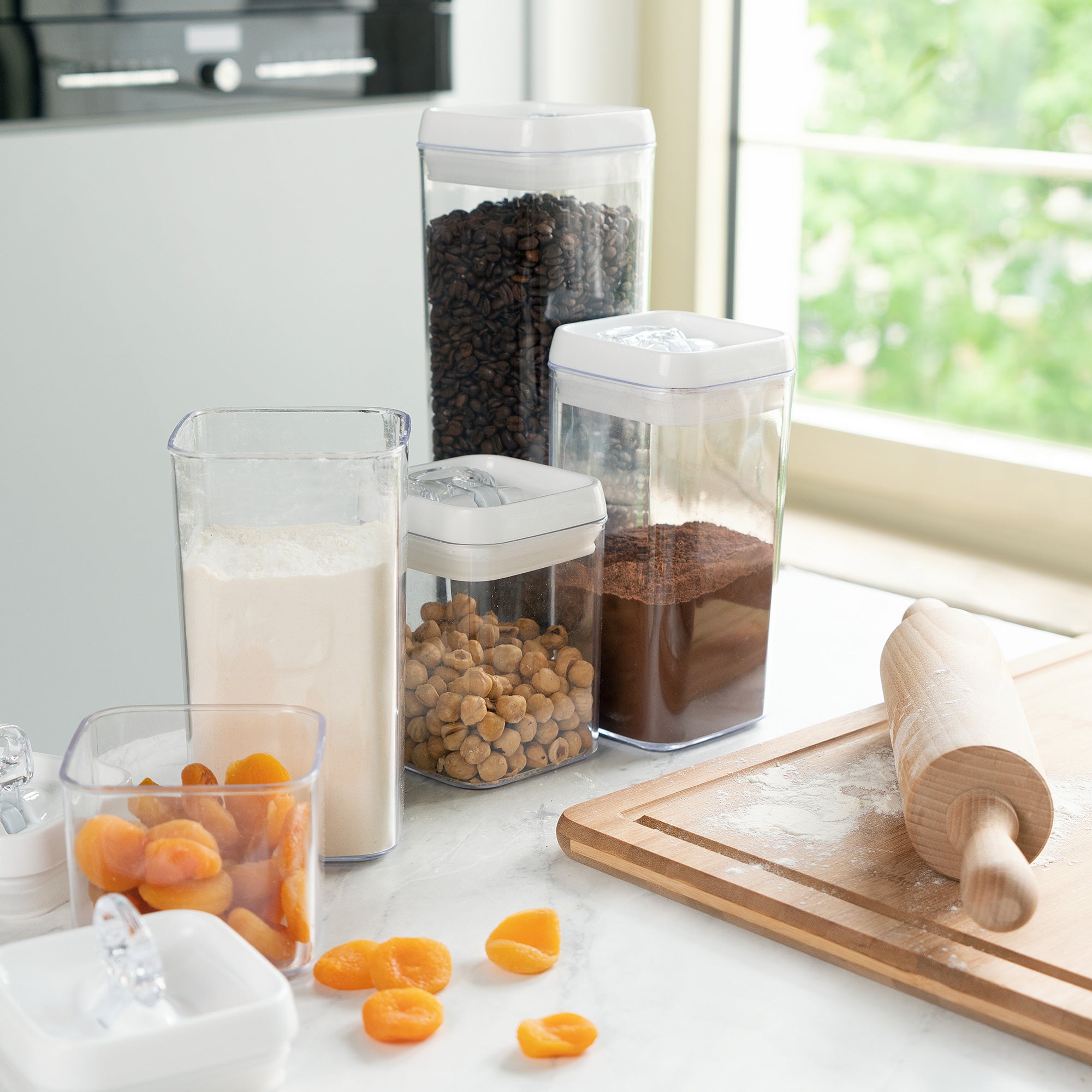 Navaris Σετ με 5 BPA Free Δοχεία Αποθήκευσης Φαγητού - 51459.01.05