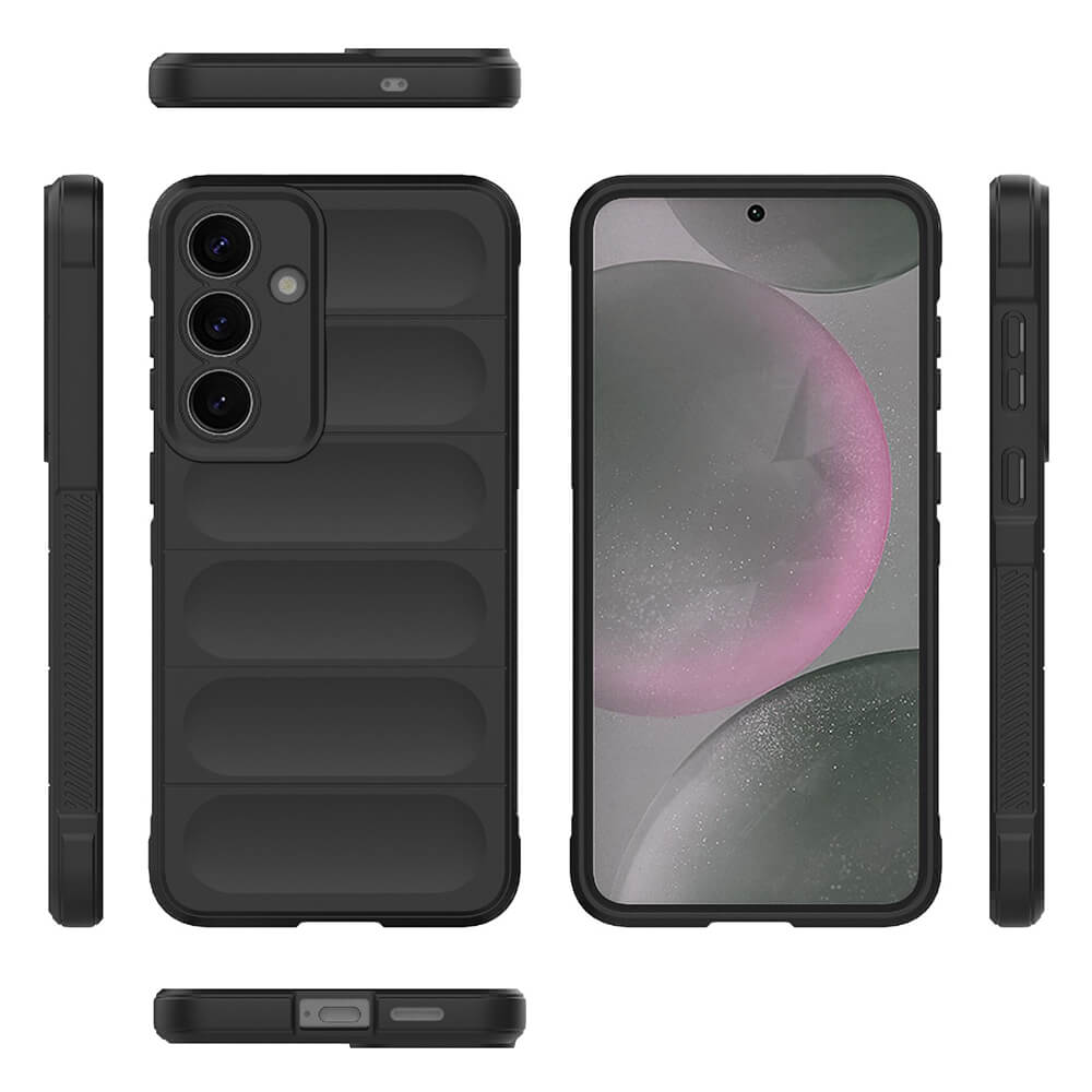 Techsuit Samsung Galaxy S25 Magic Shield Θήκη Σιλικόνης TPU - Black