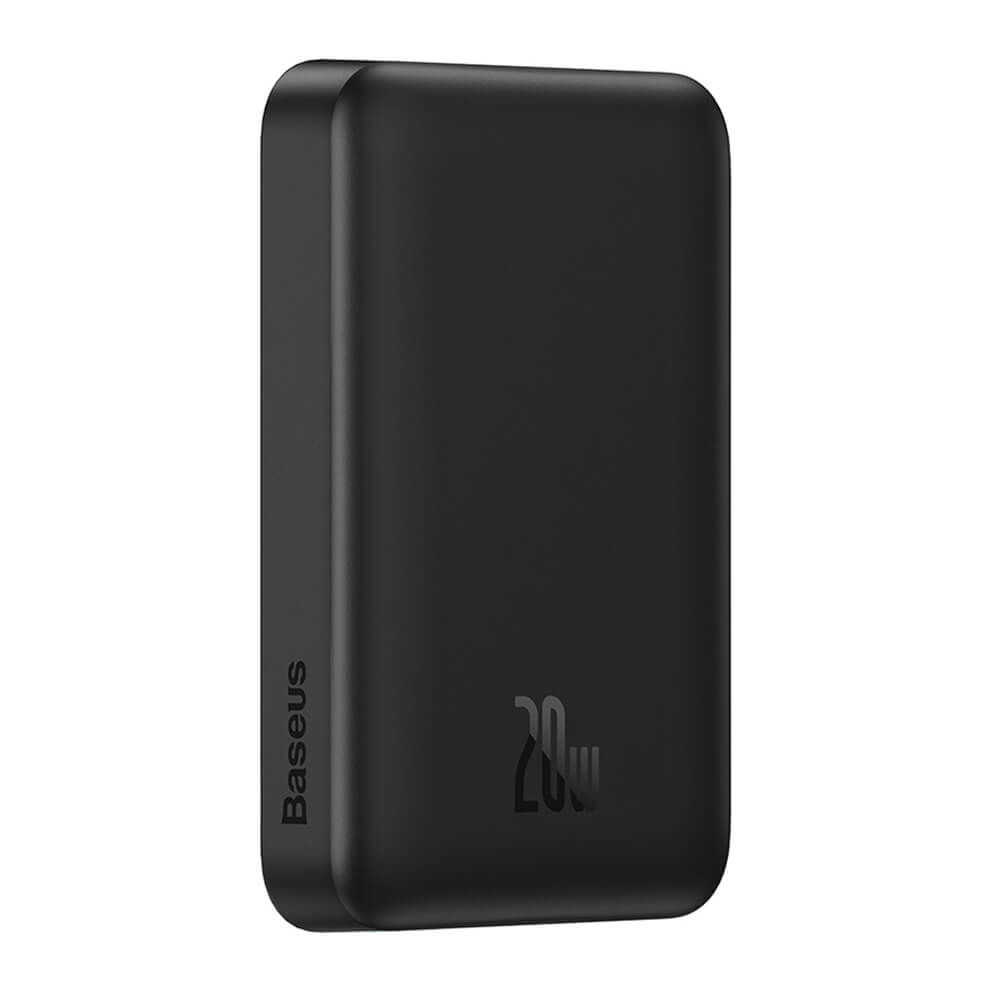 Baseus Magnetic Mini Ασύρματο MagSafe PowerBank 10000mAh 20W με Καλώδιο Type-C to Type-C - Black - PPCX070001
