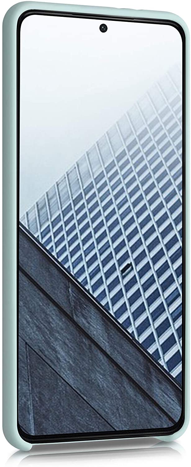 KW Samsung Galaxy S21 Plus Θήκη Σιλικόνης Rubber TPU - Frosty Mint - 54066.200