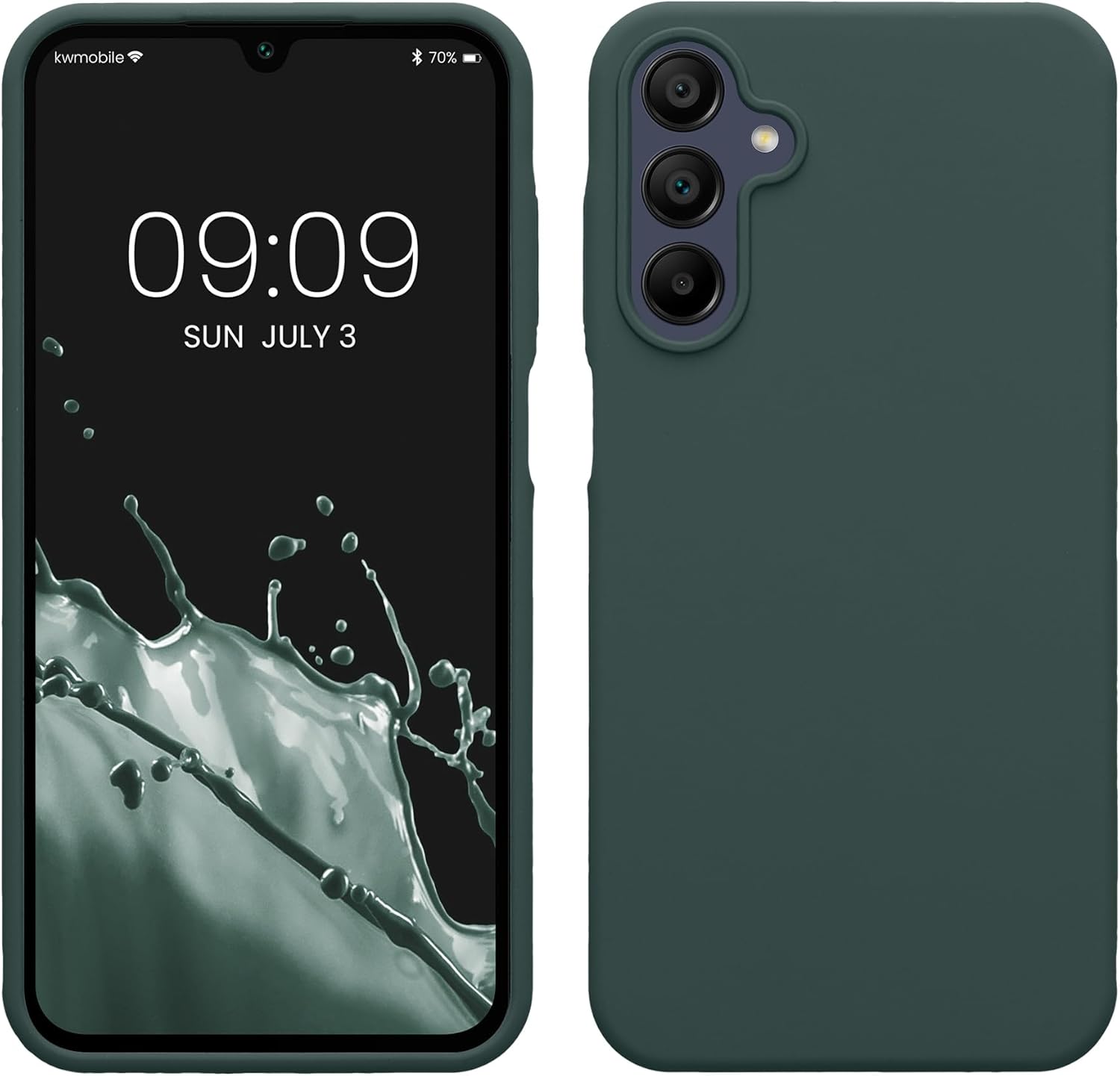 KW Samsung Galaxy A15 4G / A15 5G Θήκη Σιλικόνης Rubberized TPU - Teal