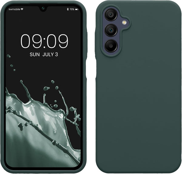 KW Samsung Galaxy A15 4G / A15 5G Θήκη Σιλικόνης Rubberized TPU - Teal