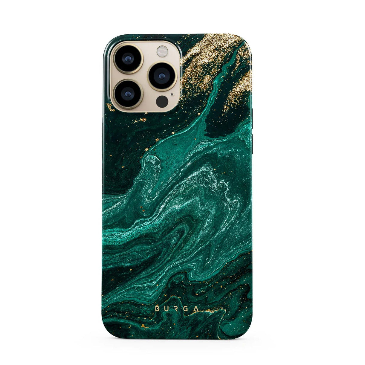 Burga iPhone 14 Pro Fashion Tough Σκληρή Θήκη - Emerald Pool
