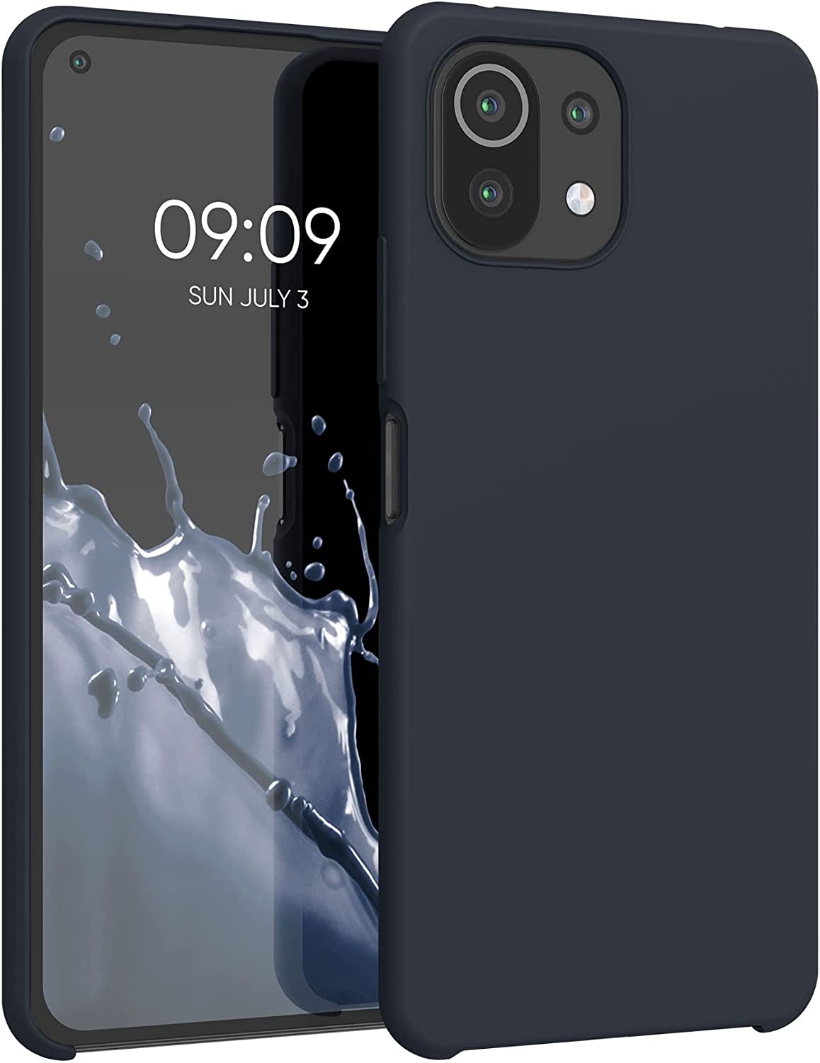 KW Xiaomi Mi 11 Lite / Mi 11 Lite 5G Θήκη Σιλικόνης Rubber TPU - Blueberry Blue - 54730.186