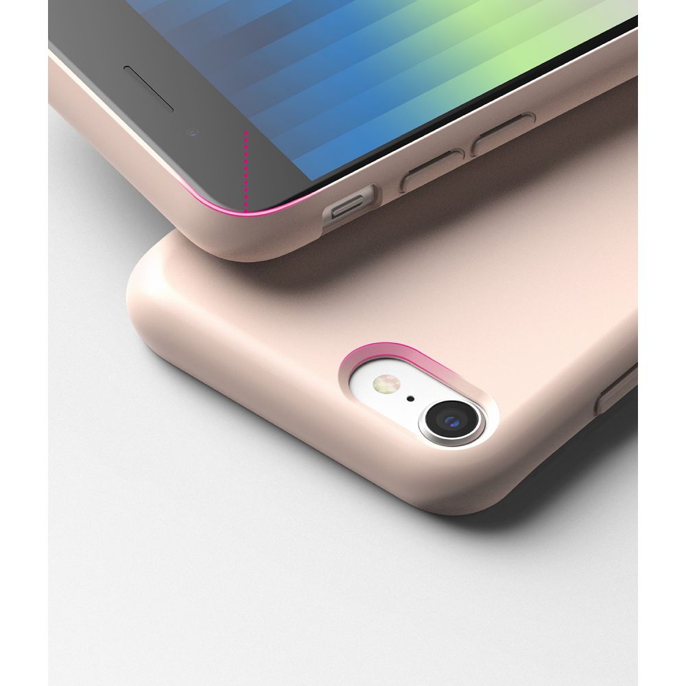 Ringke iPhone SE 2022 / SE 2020 / 7 / 8 Air S TPU Case Θήκη Σιλικόνης - Pink Sand