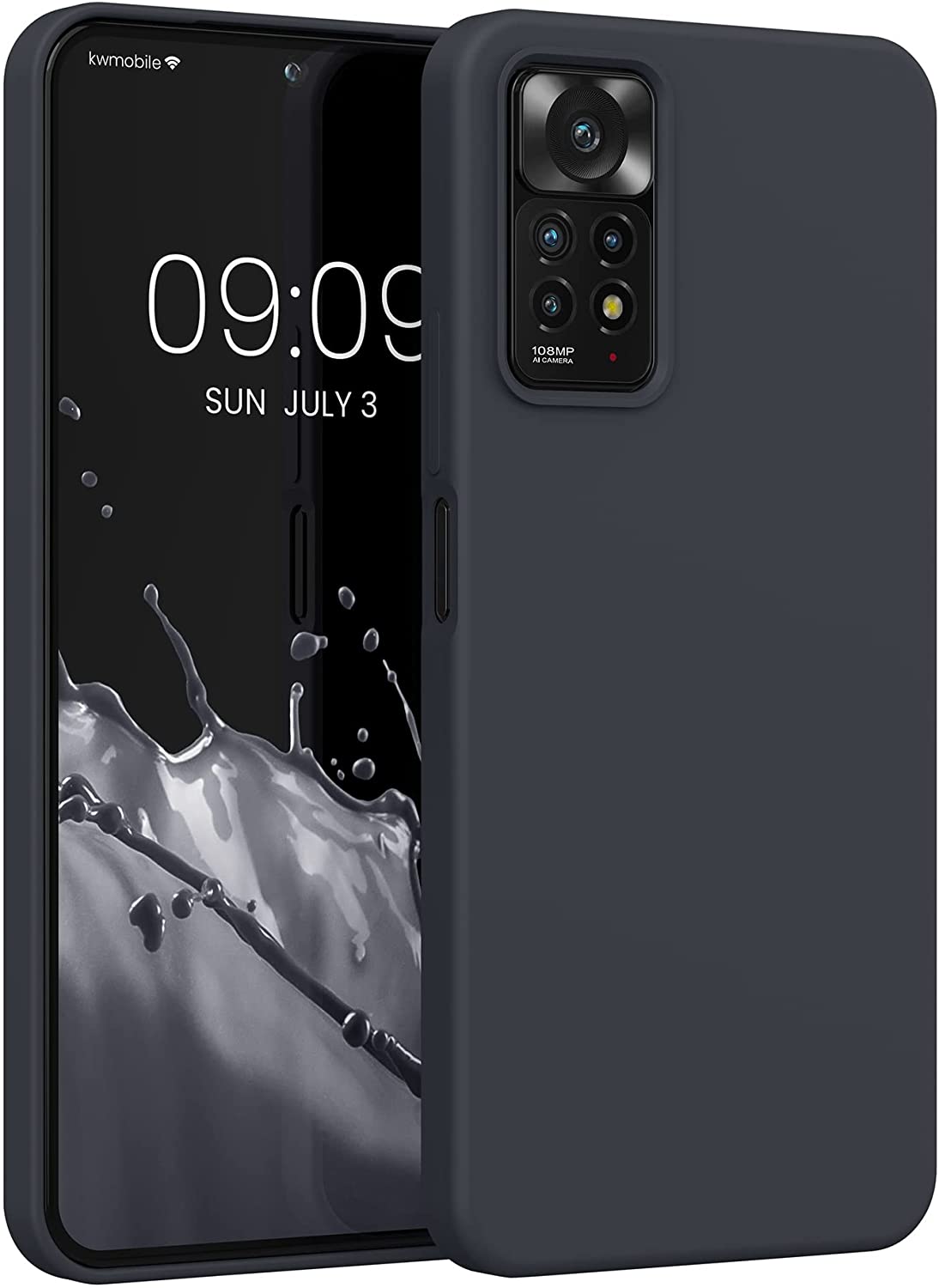 KW Xiaomi Redmi Note 11 Pro / Note 11 Pro 5G Θήκη Σιλικόνης Rubberized TPU - Black - 57373.47
