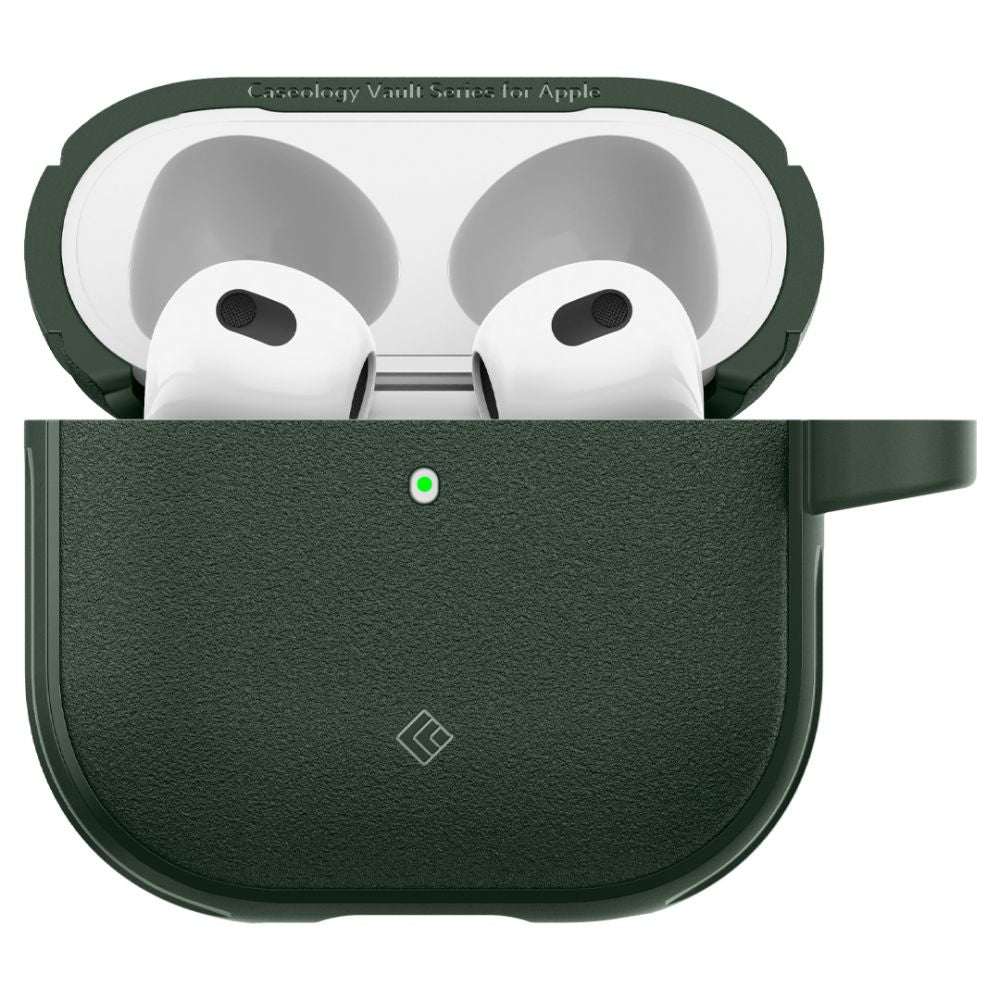 Caseology AirPods 4 Θήκη Σιλικόνης - Vault - Midnight Green
