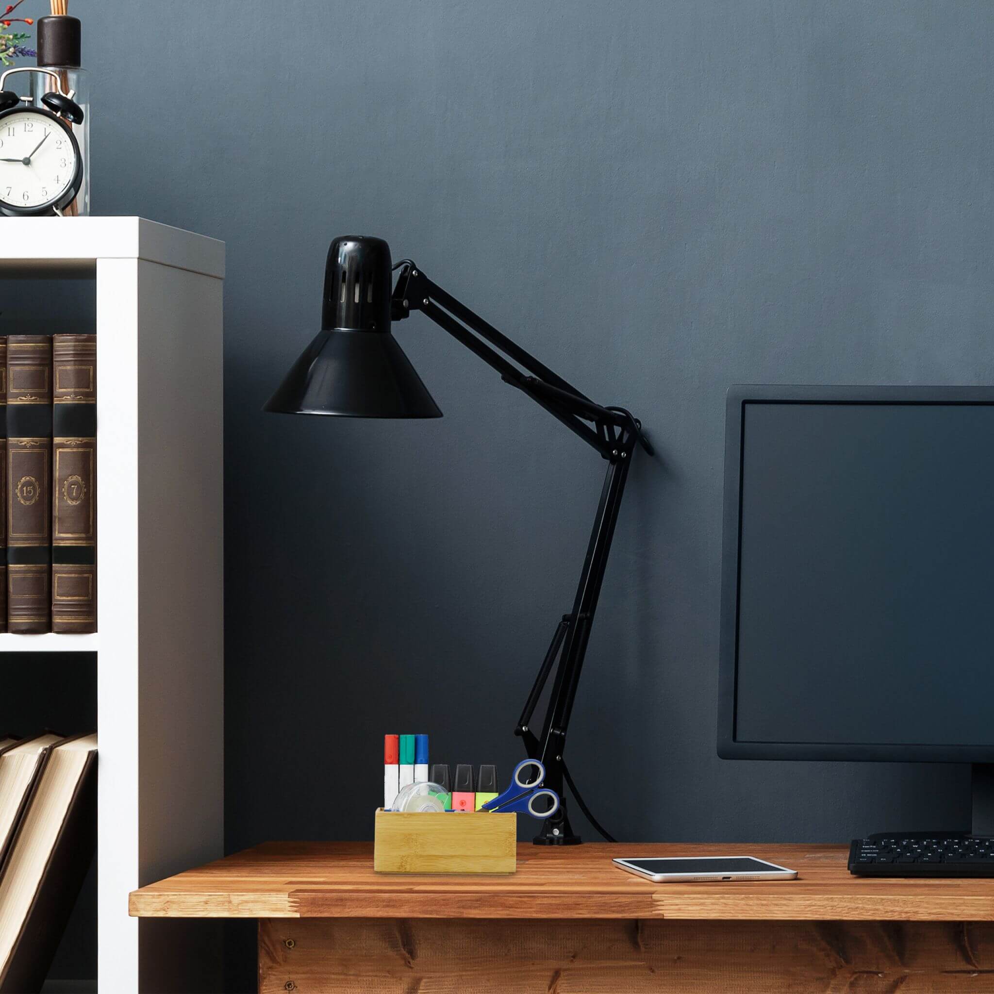 Relaxdays Διοργανωτής Γραφείου από Μπαμπού - Natural - 4052025942267