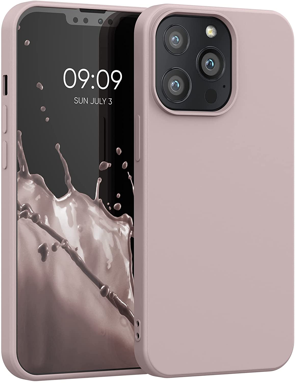KW iPhone 13 Pro Θήκη Σιλικόνης Rubberized TPU - Coconut Swirl - 55962.225