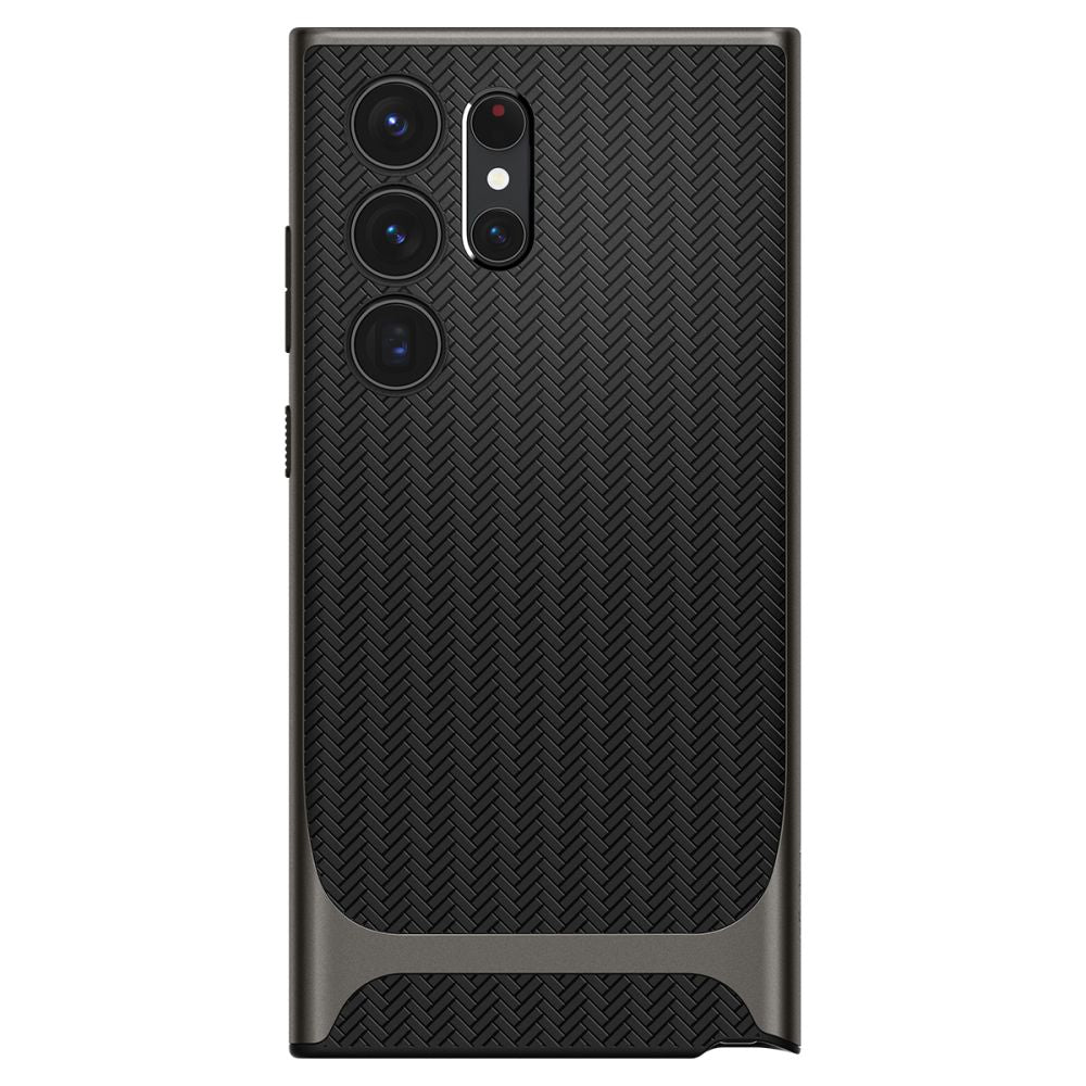 Spigen Samsung Galaxy S23 Ultra Neo Hybrid Θήκη με Σκληρό Πλαίσιο - Gunmetal