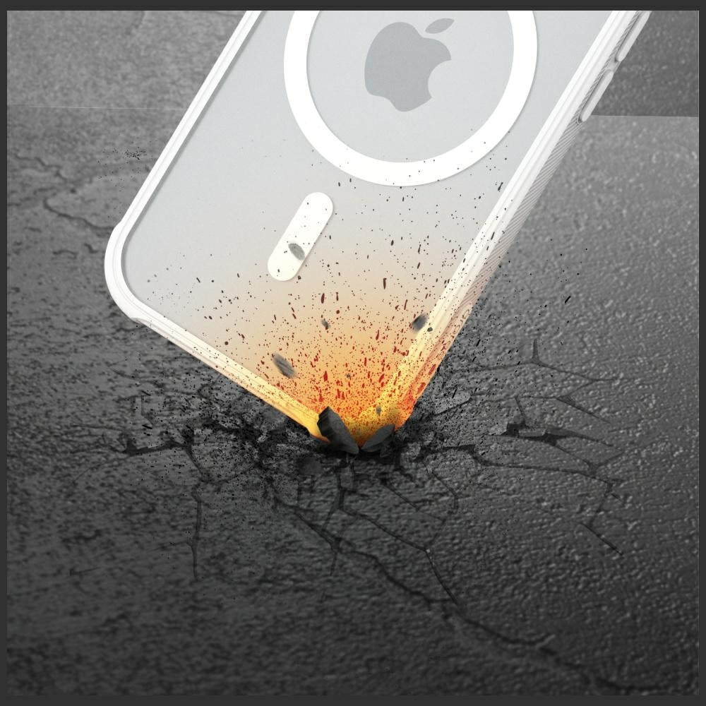 Araree iPhone 17 Pro - Σκληρή Θήκη με Πλαίσιο Σιλικόνης - Duple M Armor MagSafe - White