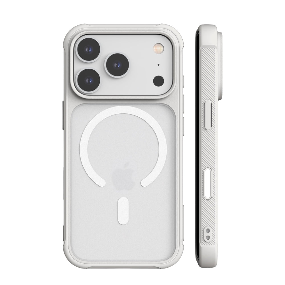 Araree iPhone 18 Pro / iPhone 17 Pro - Σκληρή Θήκη με Πλαίσιο Σιλικόνης MagSafe - Duple M Armor - White