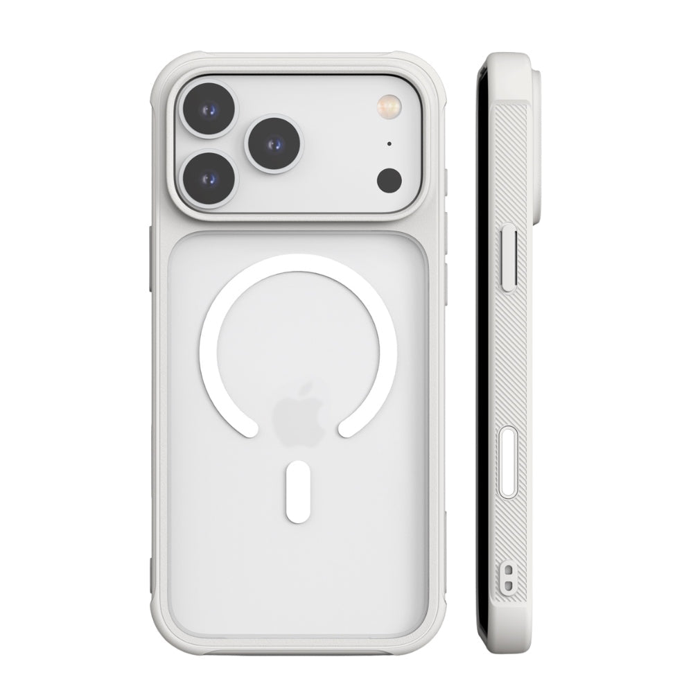 Araree iPhone 18 Pro Max / iPhone 17 Pro Max - Σκληρή Θήκη με Πλαίσιο Σιλικόνης MagSafe - Duple M Armor - White