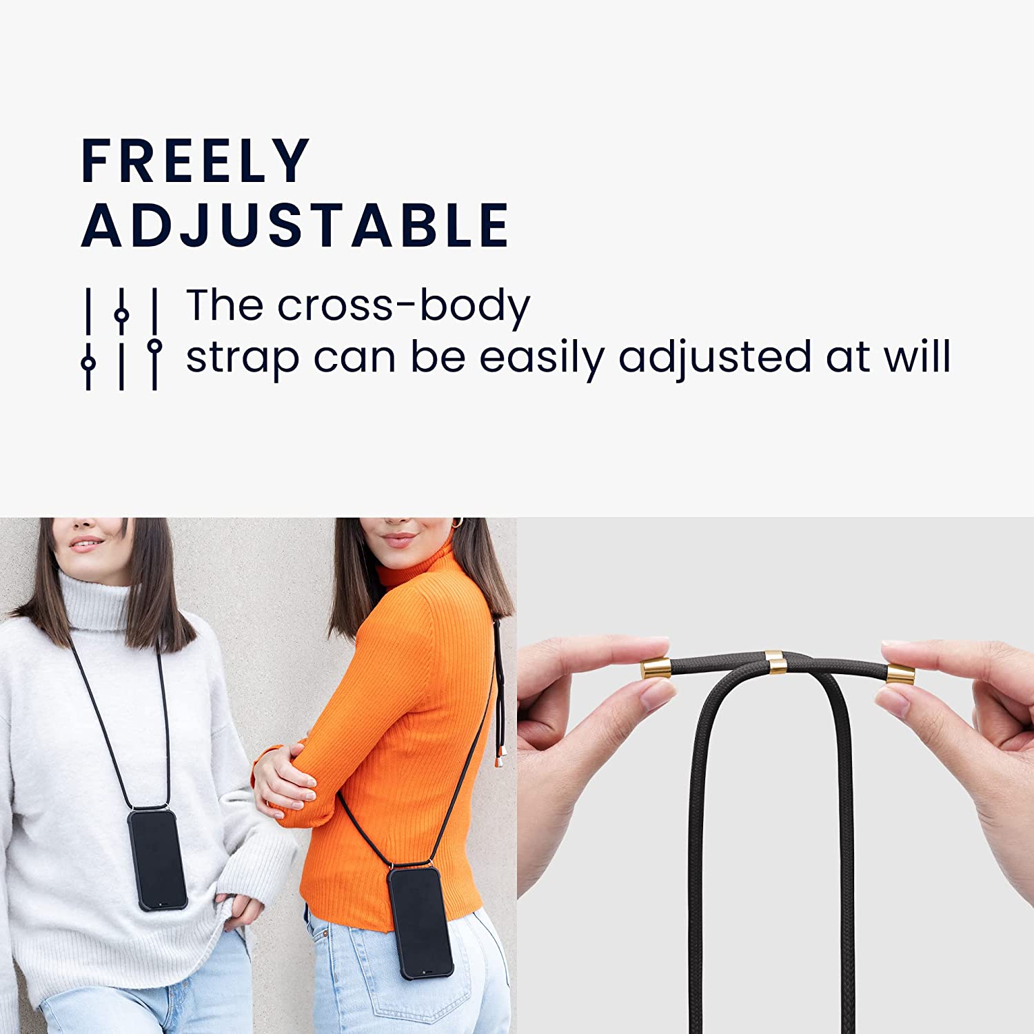 KW Xiaomi Redmi Note 12 Pro Θήκη Σιλικόνης TPU με Λουράκι - Design Travel - Black / Multicolor / Διάφανη - 60716.02