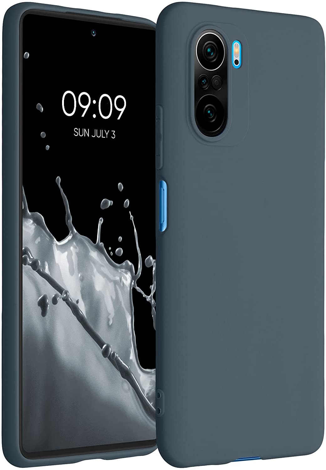 KW Xiaomi Poco F3 / Mi 11i Θήκη Σιλικόνης TPU - Slate Grey - 54657.202
