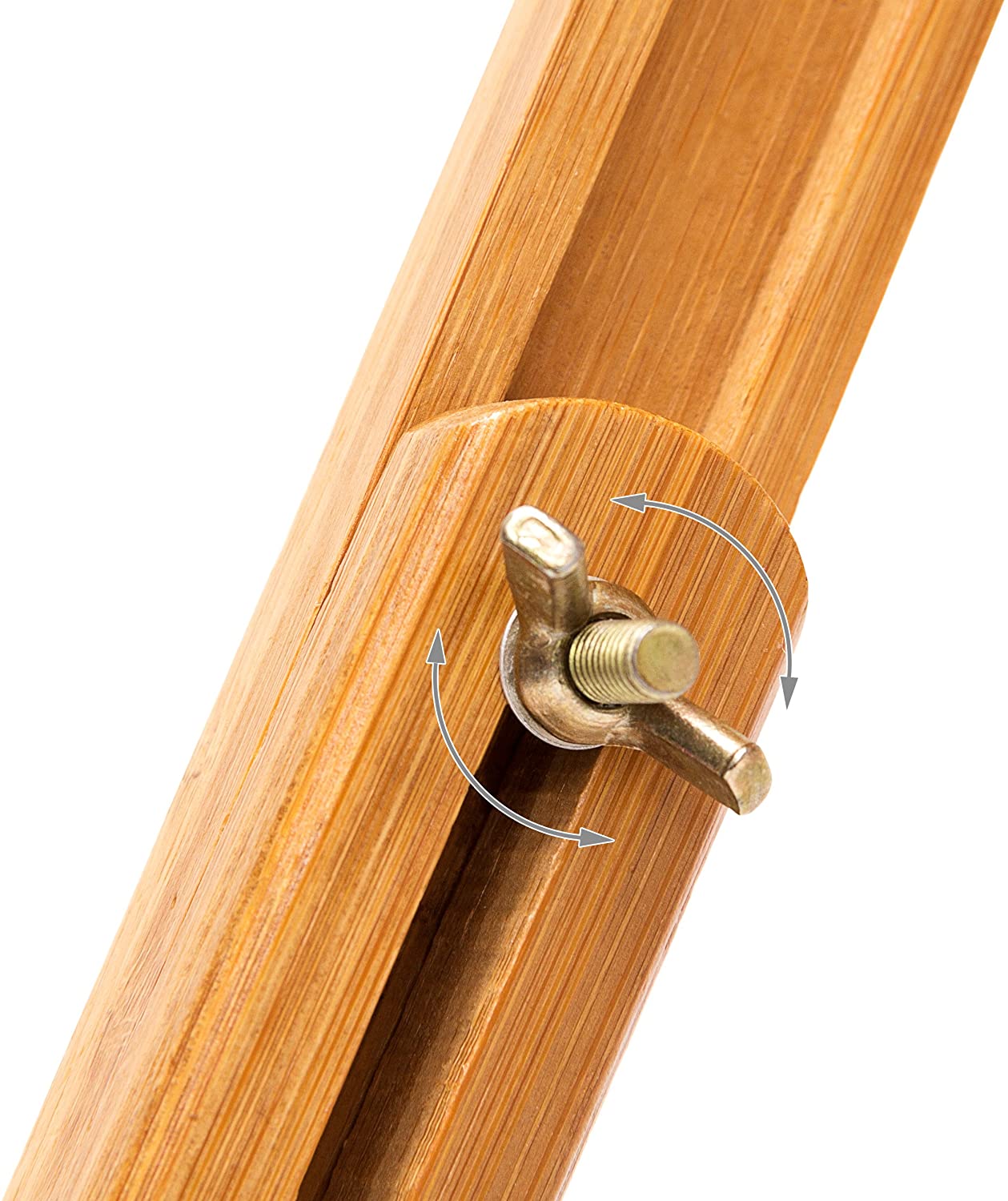 Relaxdays Τραπεζάκι Κρεβατιού για Φορητό Υπολογιστή με Πτυσσόμενη Βάση - Natural - 4052025191474