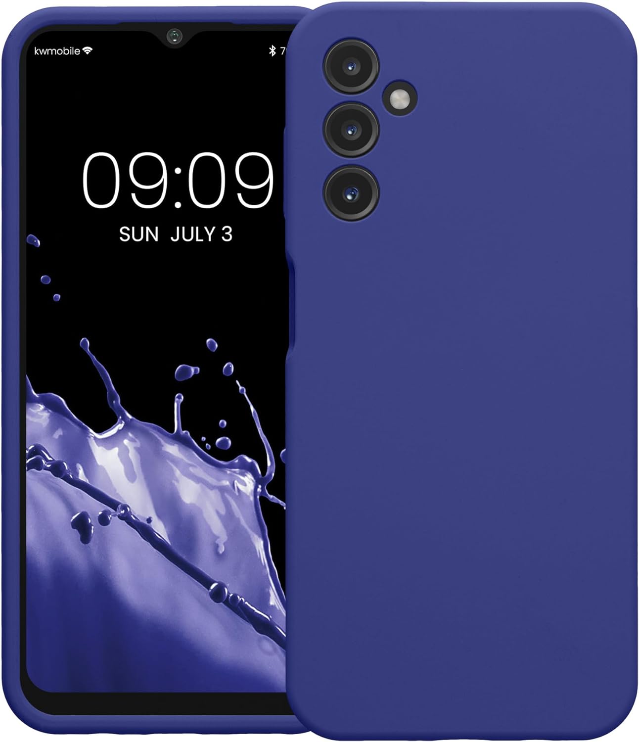 KW Samsung Galaxy A14 5G Θήκη Σιλικόνης Rubberized TPU - Blue Purple