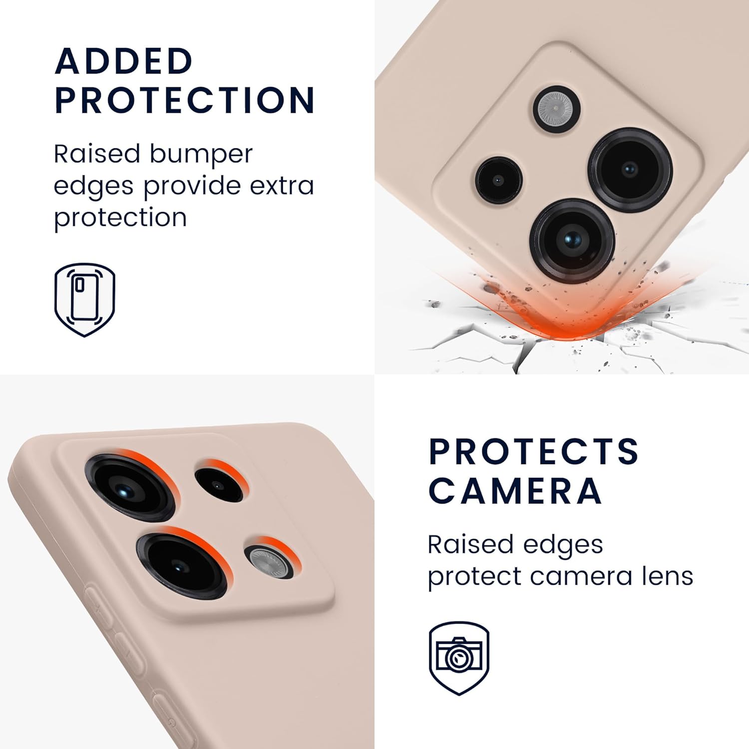 KW Xiaomi Redmi Note 13 Pro 5G / Poco X6 5G Θήκη Σιλικόνης TPU - Coconut Swirl