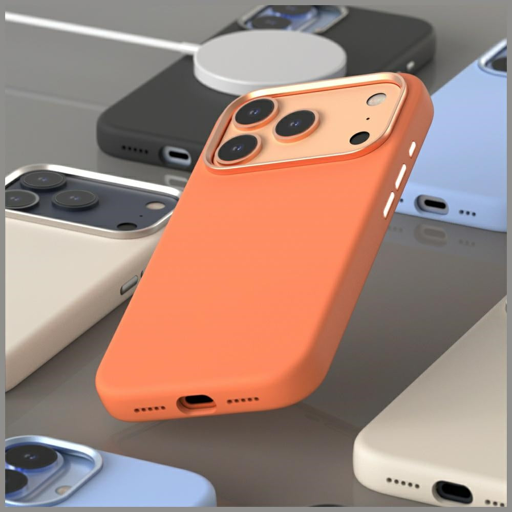 Araree iPhone 17 Pro Max - Typo Skin M MagSafe - Θήκη Σιλικόνης με MagSafe - Orange