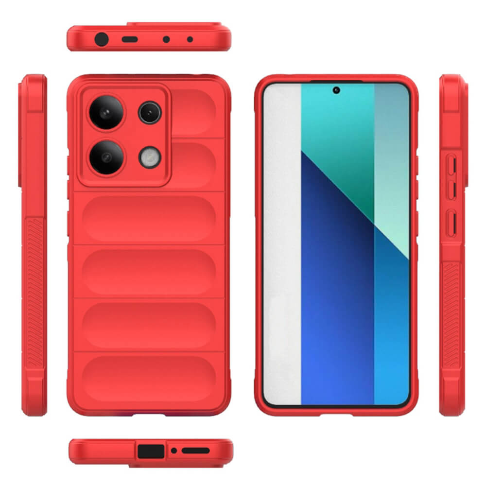Techsuit Xiaomi Redmi Note 13 4G Magic Shield Θήκη Σιλικόνης TPU - Red