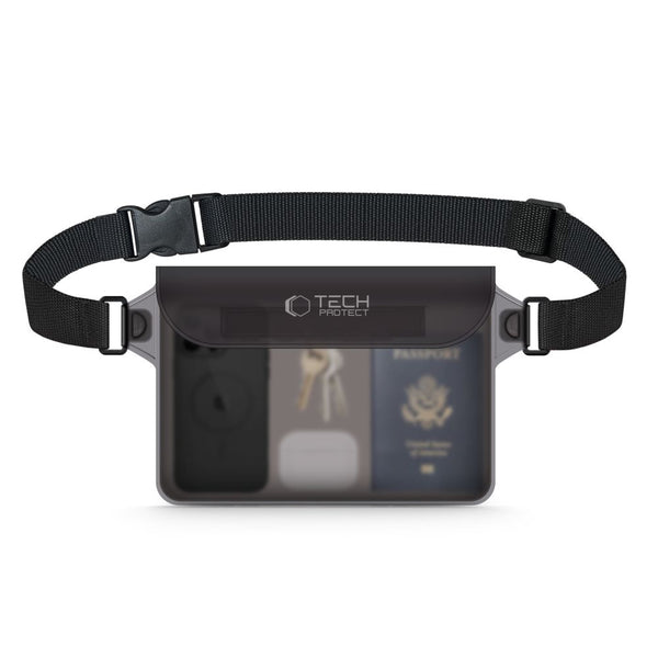 Tech - Protect UWP10 Universal Waterproof Pouch Αδιάβροχη Τσάντα - Black / Ημιδιάφανη