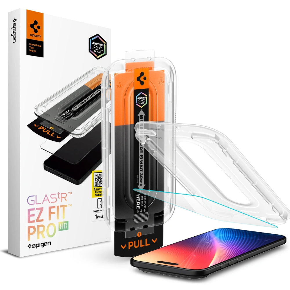 Spigen iPhone Air - Glas.tR EZ Fit Pro - Case Friendly Αντιχαρακτικό Γυαλί Οθόνης - Διάφανο