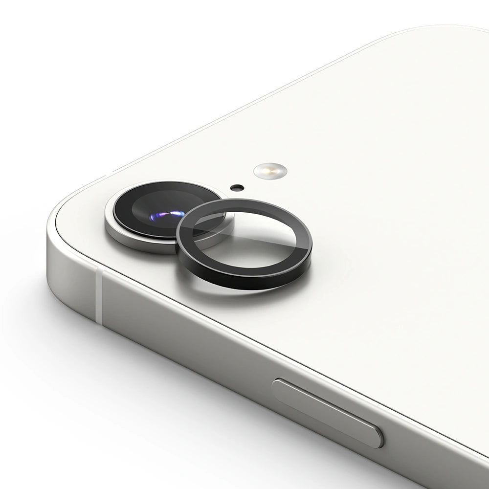 Ringke iPhone 16e Lens Frame Glass Αντιχαρακτικό Γυαλί για την Κάμερα - 2 Τεμάχια - Black