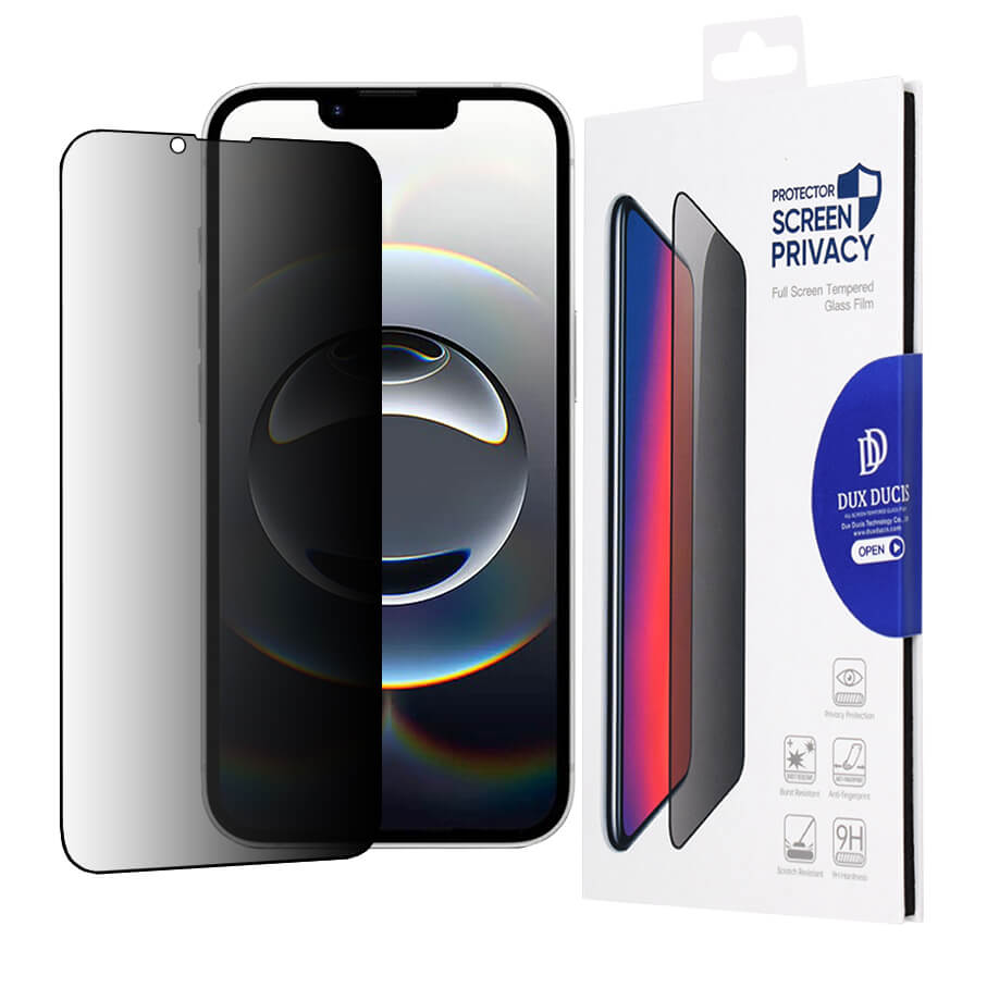 Dux Ducis iPhone 16e 2.5D Glass Privacy 9H Full Screen Αντιχαρακτικό Γυαλί Οθόνης - Black