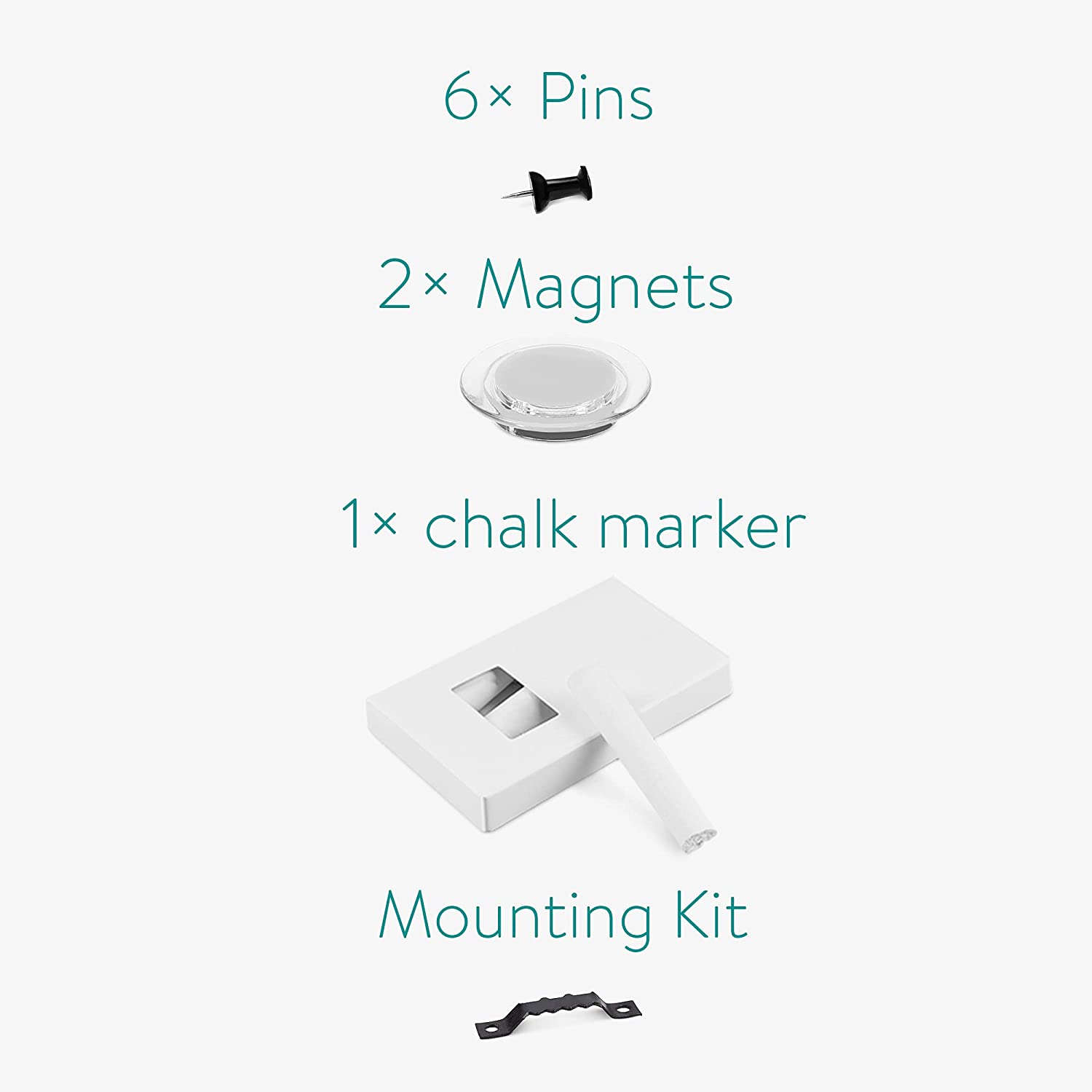 Navaris Combo Board with Chalk and Fabric Boards - Διπλός Πίνακας Ανακοινώσεων με Μαγνητικό Μαυροπίνακα και Πίνακα από Ύφασμα - Black / Beige - 51755.6.11