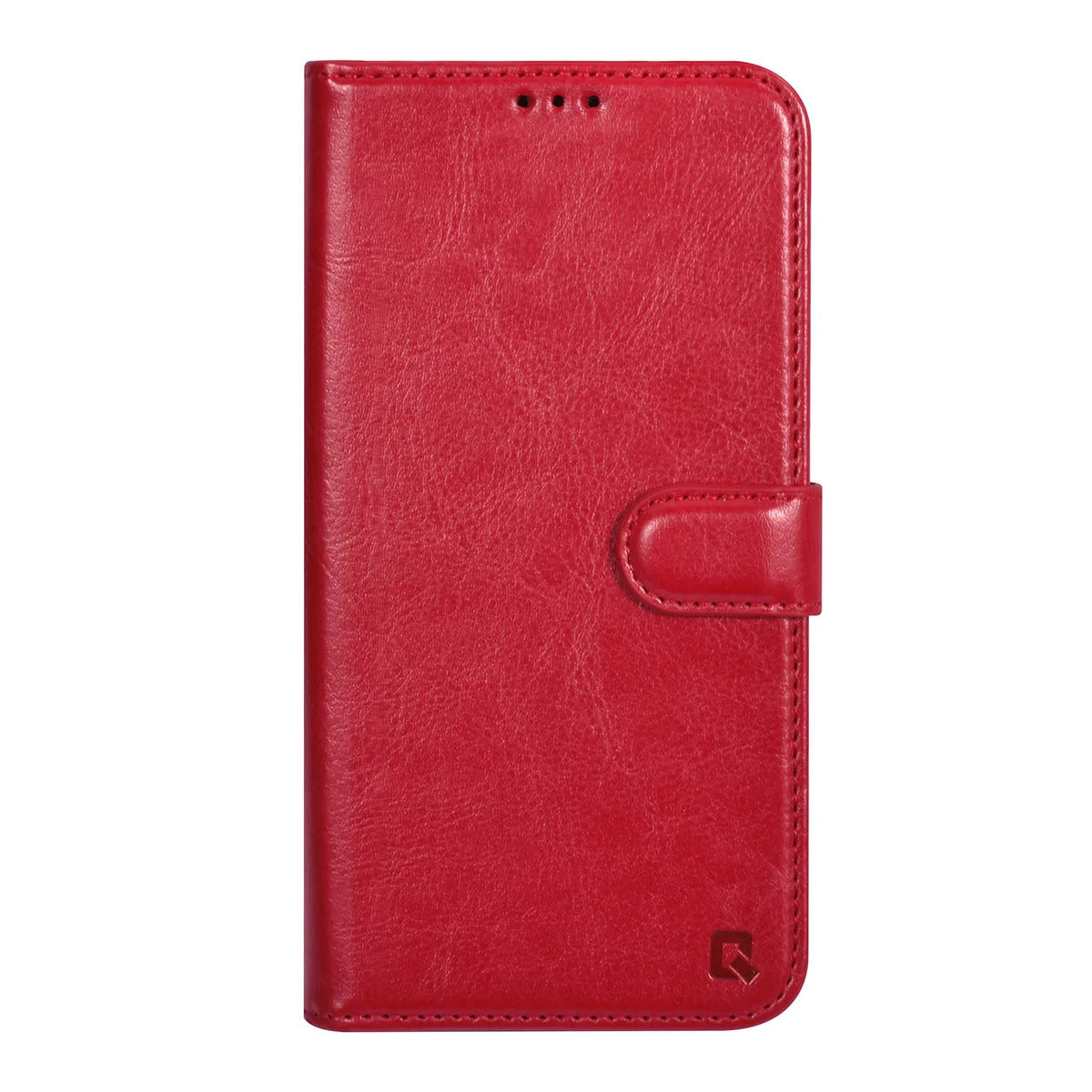 Tuniq iPhone 15 Pro Max - Θήκη Πορτοφόλι Stand από Δερματίνη - Κόκκινη