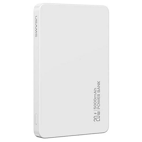 USAMS CD231 CY Series Ασύρματο PowerBank 5000mAh 20W - White