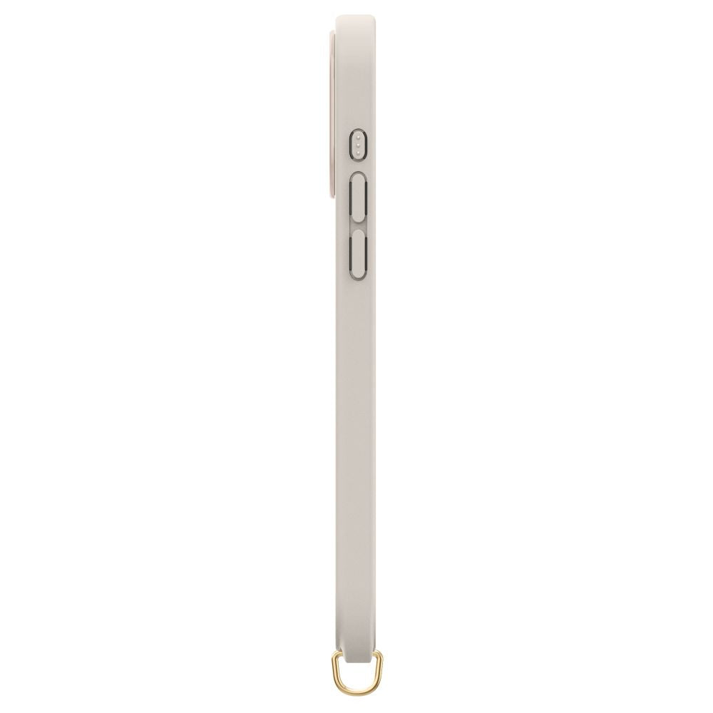 Spigen Cyrill iPhone 15 Pro Classic Charm Mag Σκληρή Θήκη MagSafe με Πλαίσιο Σιλικόνης και Λουράκι - Cream