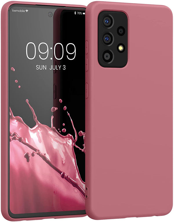 KW Samsung Galaxy A52 / A52 5G / A52s 5G Θήκη Σιλικόνης Rubberized TPU - Deep Rusty Rose - 56680.167 - likebrands.gr