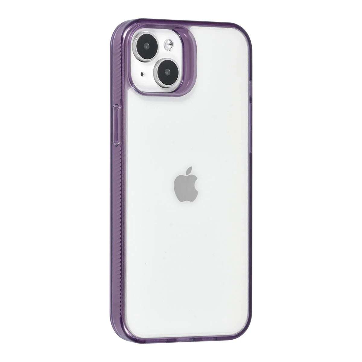 Tuniq iPhone 15 Plus / 14 Plus - Σκληρή Θήκη με Πλαίσιο Σιλικόνης - Ημιδιάφανο Μοβ / Διάφανο