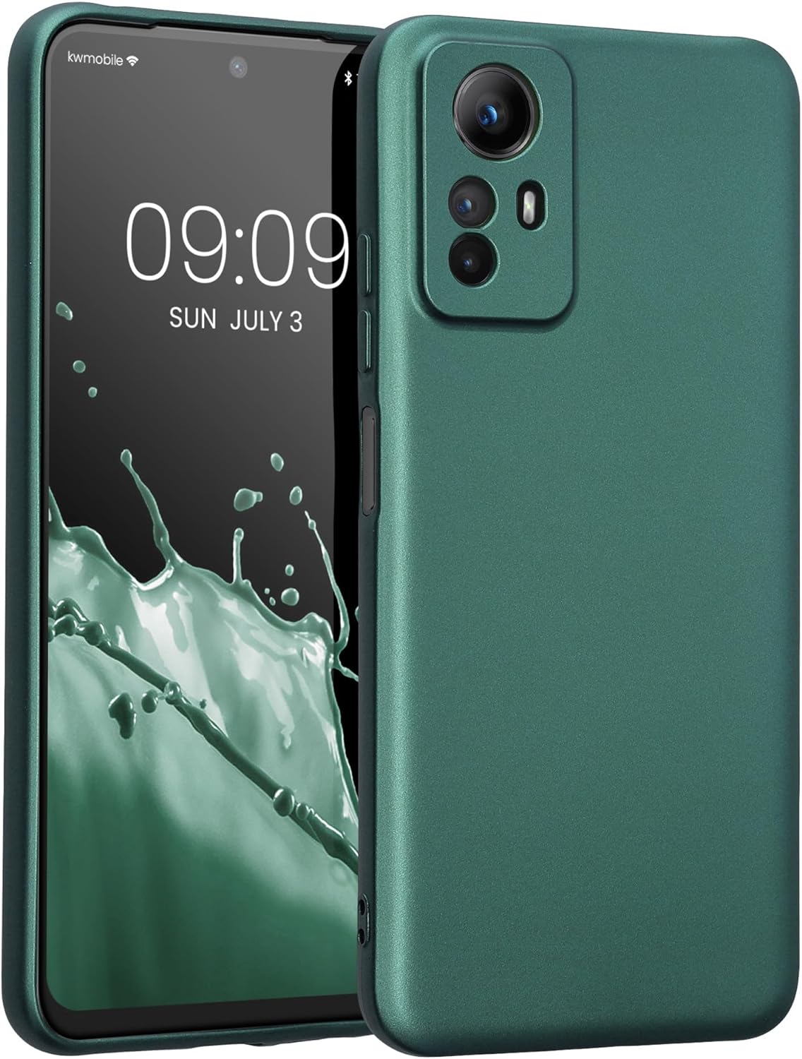 KW Xiaomi Redmi Note 12S Θήκη Σιλικόνης TPU - Metallic Petrol - 60710.14